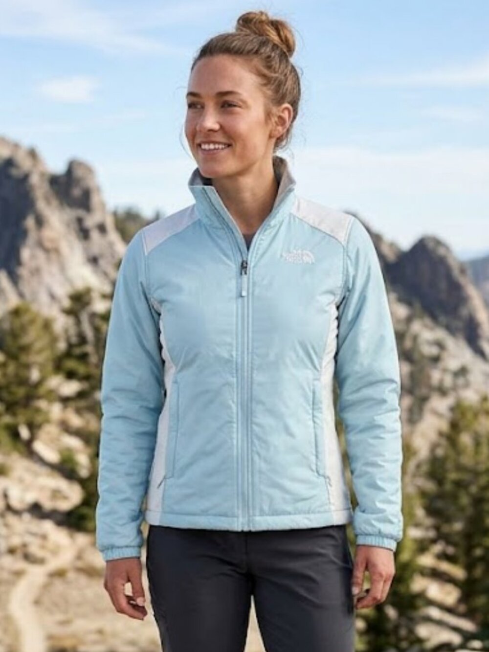 The‎ North Face Jacket Blue/White Coat XS